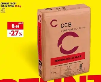 Hubo CEMENT “CCB” II/B-M 32,5N 25 kg aanbieding