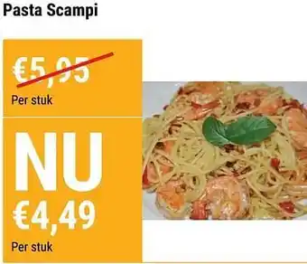 Pasta scampi