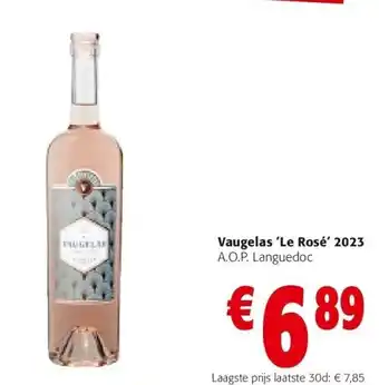 Colruyt Vaugelas 'Le Rosé' 2023 aanbieding