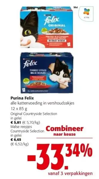 Colruyt Purina Felix aanbieding