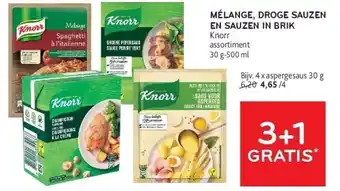 MÉLANGE, DROGE SAUZEN EN SAUZEN IN BRIK