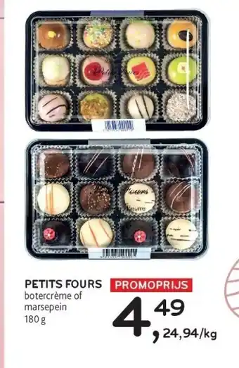 Alvo PETITS FOURS botercrème of marsepein 180 g aanbieding