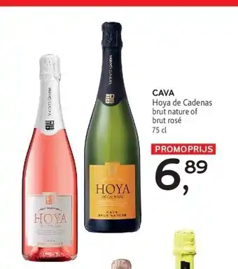 Alvo CAVA Hoya de Cadenas brut nature of brut rosé 75 cl aanbieding