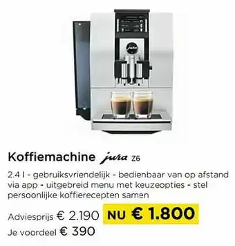 Koffiemachine jura z6