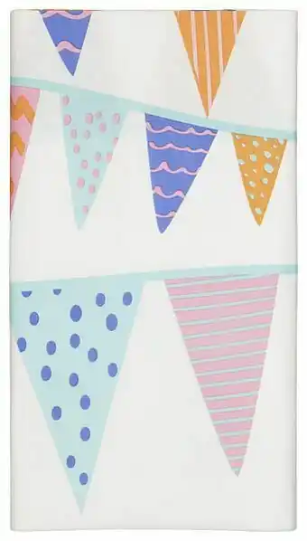 HEMA HEMA Tafelkleed - 138 X 220 - Papier - Vlaggen aanbieding