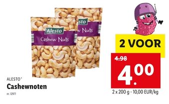 Lidl Alesto Cashewnoten aanbieding