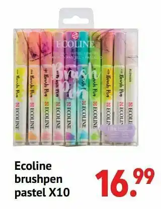 Ecoline brushpen pastel