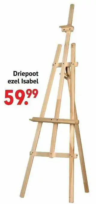 Driepoot ezel isabel