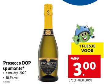 Lidl Prosecco DOP spumante aanbieding