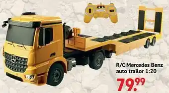 R-c mercedes benz auto trailor