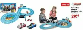 Europoint Carrera first racebaan paw patrol aanbieding