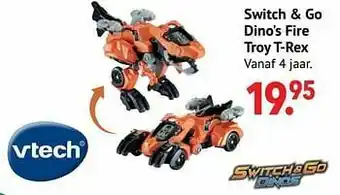 Europoint Switch + go dino`s fire troy t-rex aanbieding
