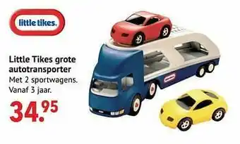 Europoint Little tikes grote autotransporter aanbieding