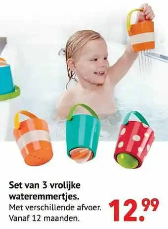 Europoint Set van 3 vrolijke wateremmertjes aanbieding