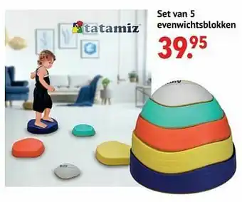 De Kinderplaneet Set van 5 evenwichtsblokken aanbieding