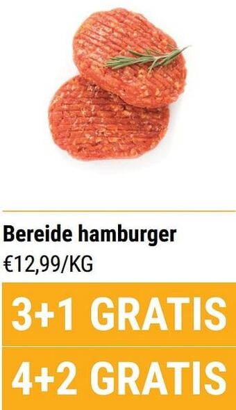 Bereide hamburger