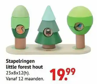 Stapelringen little forest hout