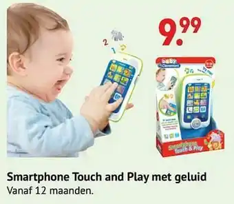 Smartphone touch and play met geluid