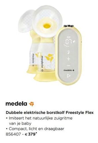 Dubbele elektrische borstkolf freestyle flex