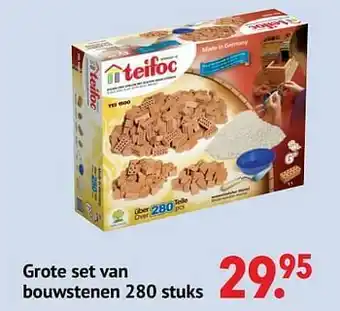 Grote set van bouwstenen