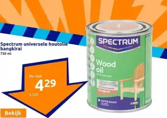 Action Spectrum universele houtolie bangkirai aanbieding