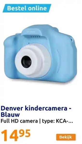 Action Denver kindercamera - Blauw aanbieding