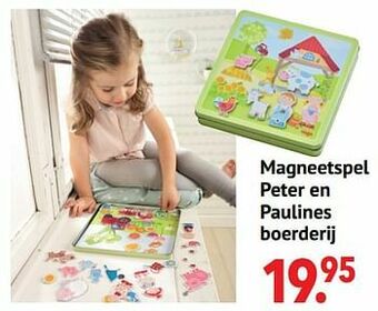 Magneetspel peter en paulines boerderij