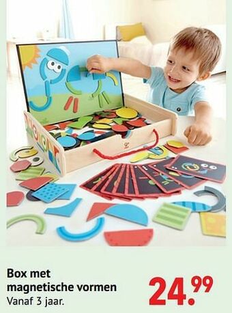 De Kinderplaneet Box met magnetische vormen aanbieding