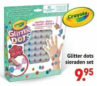 Glitter dots sieraden set