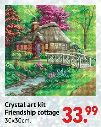 Crystal art kit friendship cottage