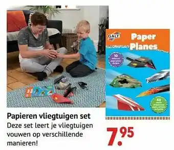 Europoint Papieren vliegtuigen set aanbieding