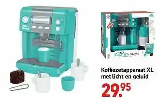 Koffiezetapparaat xl met licht en geluid