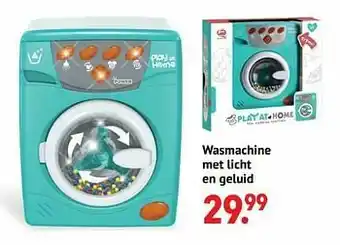 Europoint Wasmachine met licht en geluid aanbieding