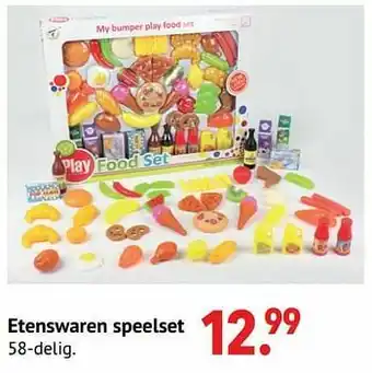 Etenswaren speelset