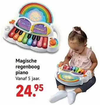 Magische regenboog piano