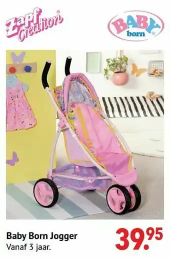 Baby born jogger