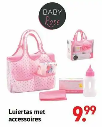 Luiertas met accessoires