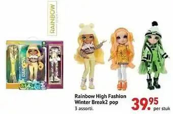 Rainbow high fashion winter break2 pop