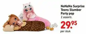Europoint Nanana surprise teens slumber party pop aanbieding
