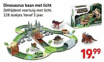 Europoint Dinosaurus baan met licht aanbieding