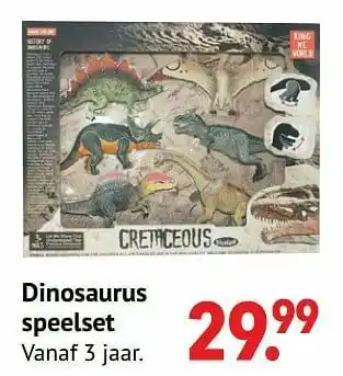 De Kinderplaneet Dinosaurus speelset aanbieding