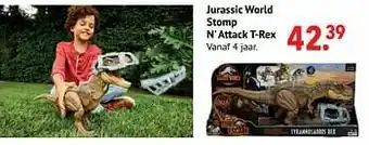 Jurassic world stomp n` attack t-rex