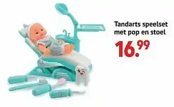 Europoint Tandarts speelset met pop en stoel aanbieding