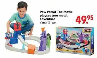 Paw patrol the movie playset true metal adventure