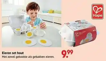 Eieren set hout