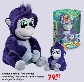 Animagic tiki + toko gorillas