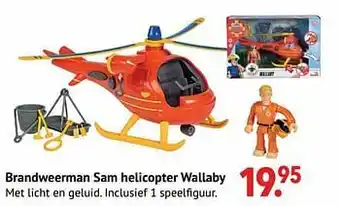 Brandweerman sam helicopter wallaby