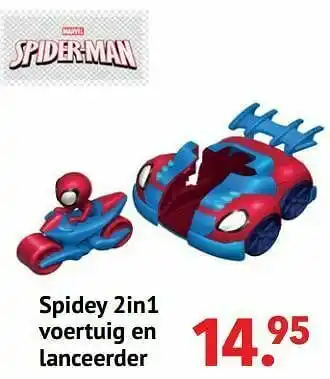 Spidey 2in1 voertuig en lanceerder