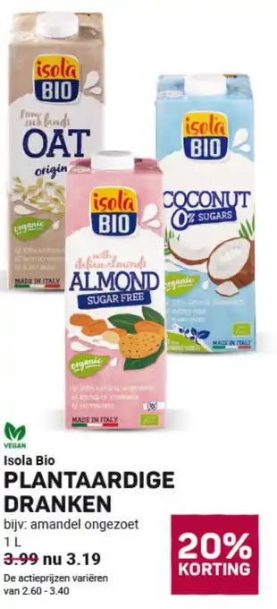 Isola Bio PLANTAARDIGE DRANKEN