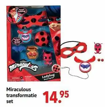 De Kinderplaneet Miraculous transformatie set aanbieding